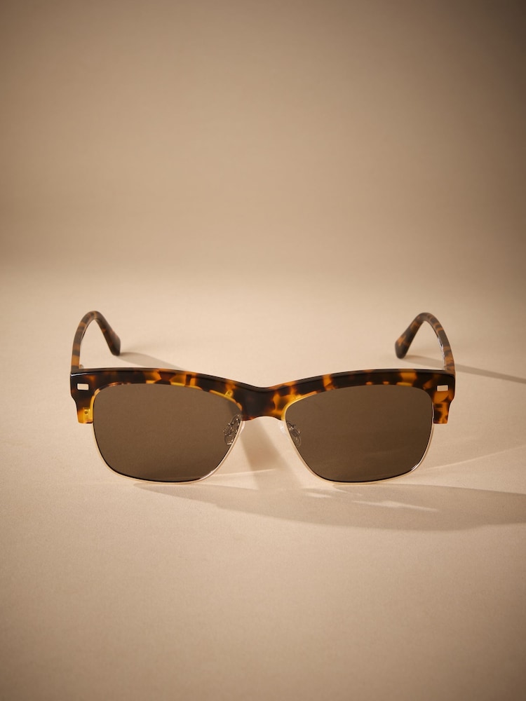 Tortoiseshell Brown Signature Sunglasses - Image 2 of 6