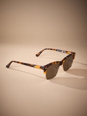 Tortoiseshell Brown Signature Sunglasses - Image 3 of 6