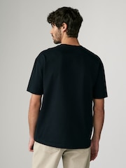 Noir - Coupe ample - Lot de 3 t-shirts épais - Image 4 de 8