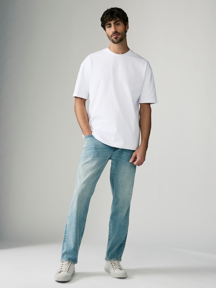 Weiß - Bequeme Passform - Schwere T-Shirts im 3er-Pack - Image 2 of 8
