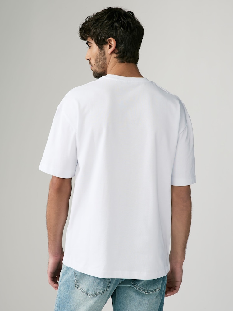 Weiß - Bequeme Passform - Schwere T-Shirts im 3er-Pack - Image 3 of 8