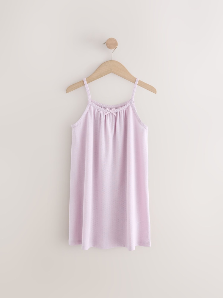 Purple/Aqua Camisole Nighties 2 Pack (2-12yrs) - Image 2 of 6 Purple/Aqua Camisole Nighties 2 Pack (2-12yrs) - Image 2 of 6