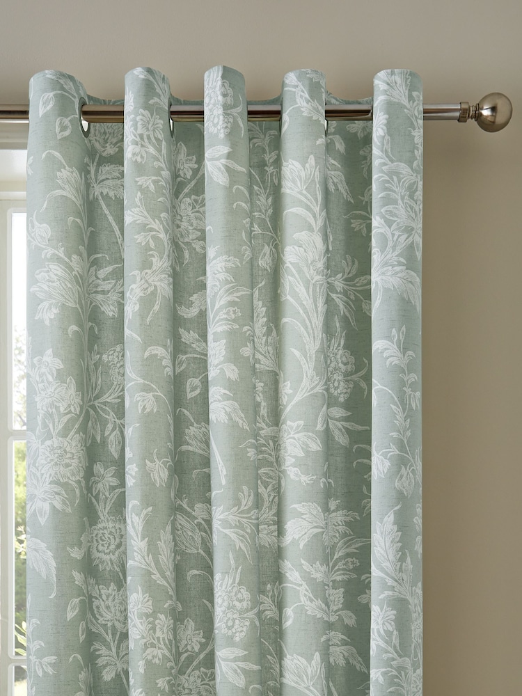 Laura Ashley Lloyd затемняющие шторы на люверсах - Изображение 2 из 2