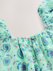 Verde floral - Frill Summer Dress (3-16yrs) - Imagen 8 de 8