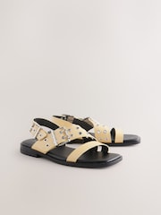 Buttermilk Yellow Forever Comfort® Buckle Strap Sandals - Image 7 of 10