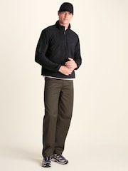 Crno - Tog 24 Charlton Printed Midweight Microfleece Half Zip Fleece - Slika 2 od 6