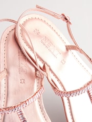 Couro ouro rosa - Sandalsde tira fina Forever Comfort ® com biqueira em T e biqueira em T - Imagem 8 de 9