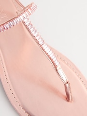 Couro ouro rosa - Sandalsde tira fina Forever Comfort ® com biqueira em T e biqueira em T - Imagem 9 de 9