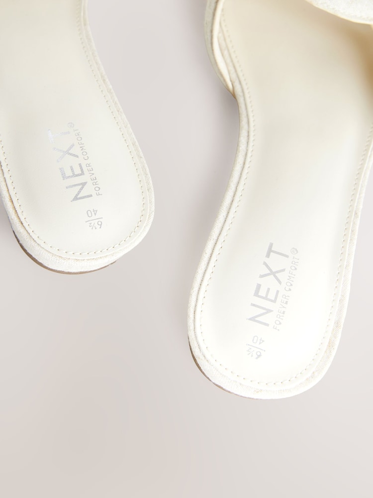 Crema natural - Forever Comfort® Woven Strap Mules - Imagen 9 de 9 Crema natural - Forever Comfort® Woven Strap Mules - Imagen 9 de 9