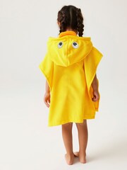 Regatta Yellow Kids Animal Towel Robe - Image 2 of 7