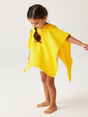 Regatta Yellow Kids Animal Towel Robe - Image 3 of 7