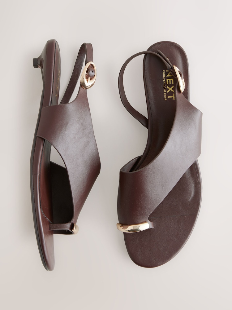 Marrón chocolate - Forever Comfort® Embellished Toe Loop Sandals - Imagen 1 de 9 Marrón chocolate - Forever Comfort® Embellished Toe Loop Sandals - Imagen 1 de 9