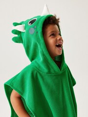 Regatta Green Kids Animal Towel Robe - Image 4 of 7