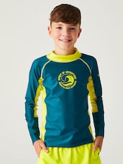 Regatta Blue Kids Hoku II Swim Top - Image 1 of 7