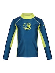 Regatta Blue Kids Hoku II Swim Top - Image 5 of 7