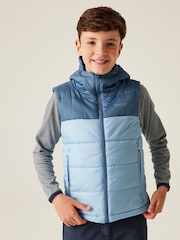 Regatta Blue Grey Kids Lofthouse II Heavyweight Bodywarmer - Image 1 of 6