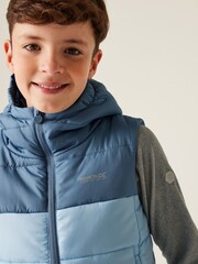 Regatta Blue Grey Kids Lofthouse II Heavyweight Bodywarmer - Image 4 of 6