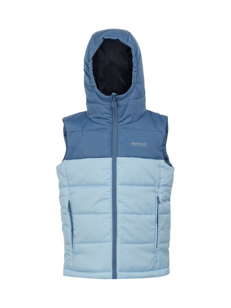 Regatta Blue Grey Kids Lofthouse II Heavyweight Bodywarmer - Image 5 of 6