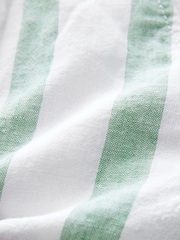 Vert sauge/Blanc Rayure - Short en lin Blend à enfiler (3 mois à 7 ans) - Image 8 de 8