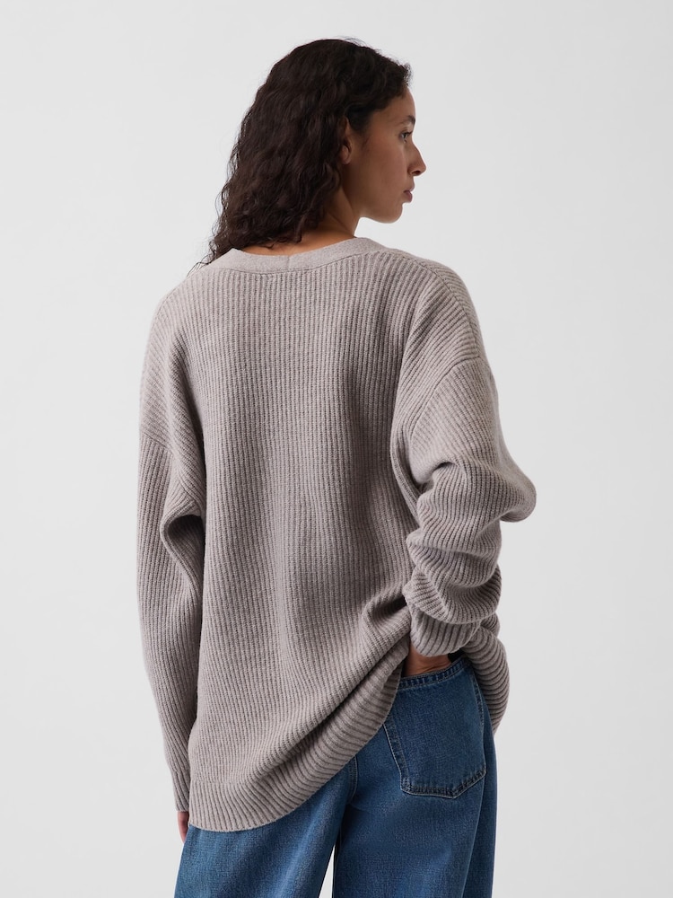 Cardigan surdimensionné Gap Cashsoft - Image 2 de 4