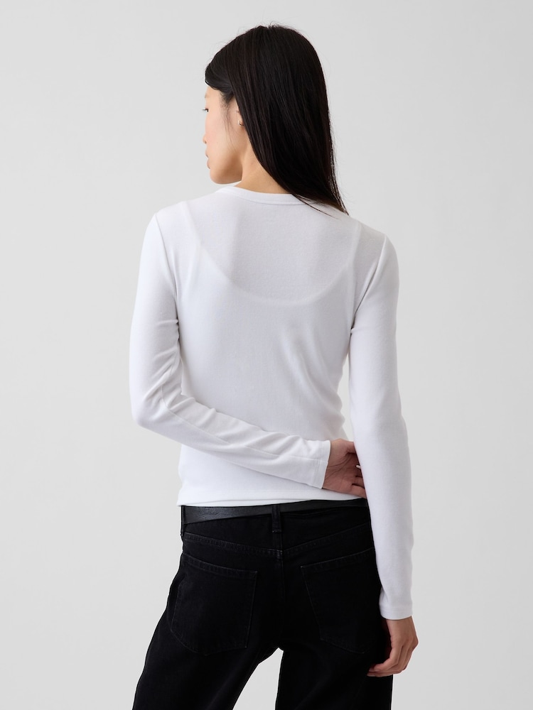 Hvit - Gap Modern Rund hals Cardigans - Bilde 2 av 4