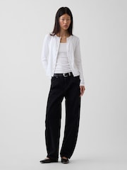 Hvit - Gap Modern Rund hals Cardigans - Bilde 3 av 4