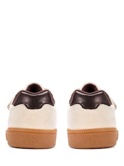 Clarks Cream Cypress Pop Kids Trainers - Image 5 of 6