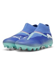 Синий - Puma Mens FUTURE 7 MATCH+ FG/AG Laceless Football Boots - Изображение 3 из 6