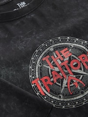 Charcoal Grey The Traitors Licence 100% Cotton T-Shirt - Image 9 of 10