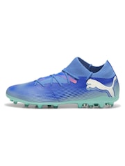 Puma Blue Mens FUTURE 7 MATCH MG Football Boots - Image 2 of 6