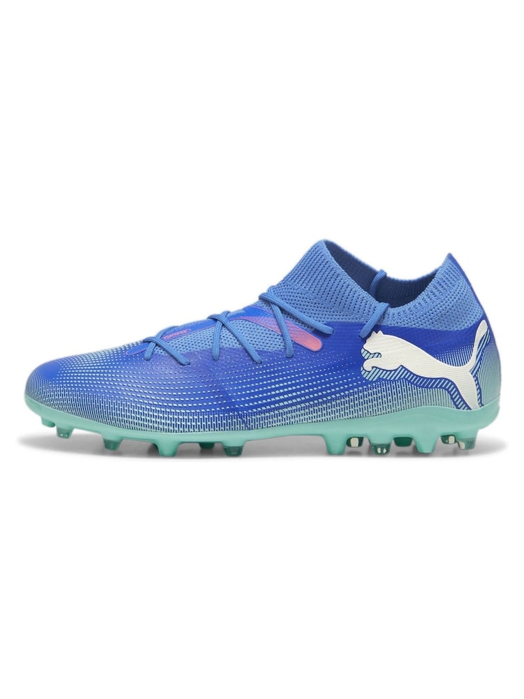 Puma Blue Mens FUTURE 7 MATCH MG Football Boots - Image 2 of 6