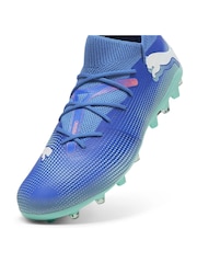 Puma Blue Mens FUTURE 7 MATCH MG Football Boots - Image 5 of 6