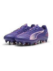Puma Blue Mens ULTRA 5 PLAY MxSG Football Boots - Image 3 of 6
