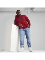Puma Red Mens Essentials Big Logo Hoodie - Image 1 of 6