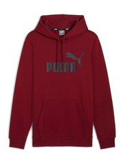 Puma Red Mens Essentials Big Logo Hoodie - Image 6 of 6