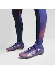 Puma Blue Womens ULTRA 5 MATCH+ FG/AG Football Boots - Image 1 of 6