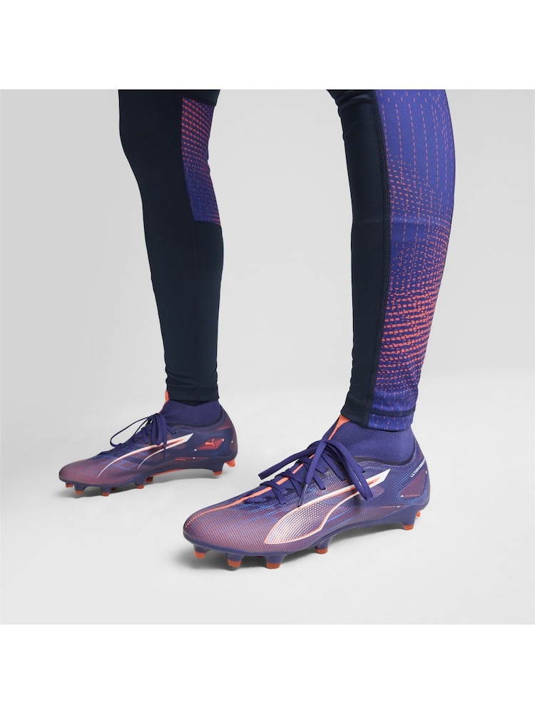 Puma Blue Womens ULTRA 5 MATCH+ FG/AG Football Boots - Image 1 of 6