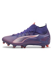 Puma Blue Womens ULTRA 5 MATCH+ FG/AG Football Boots - Image 3 of 6