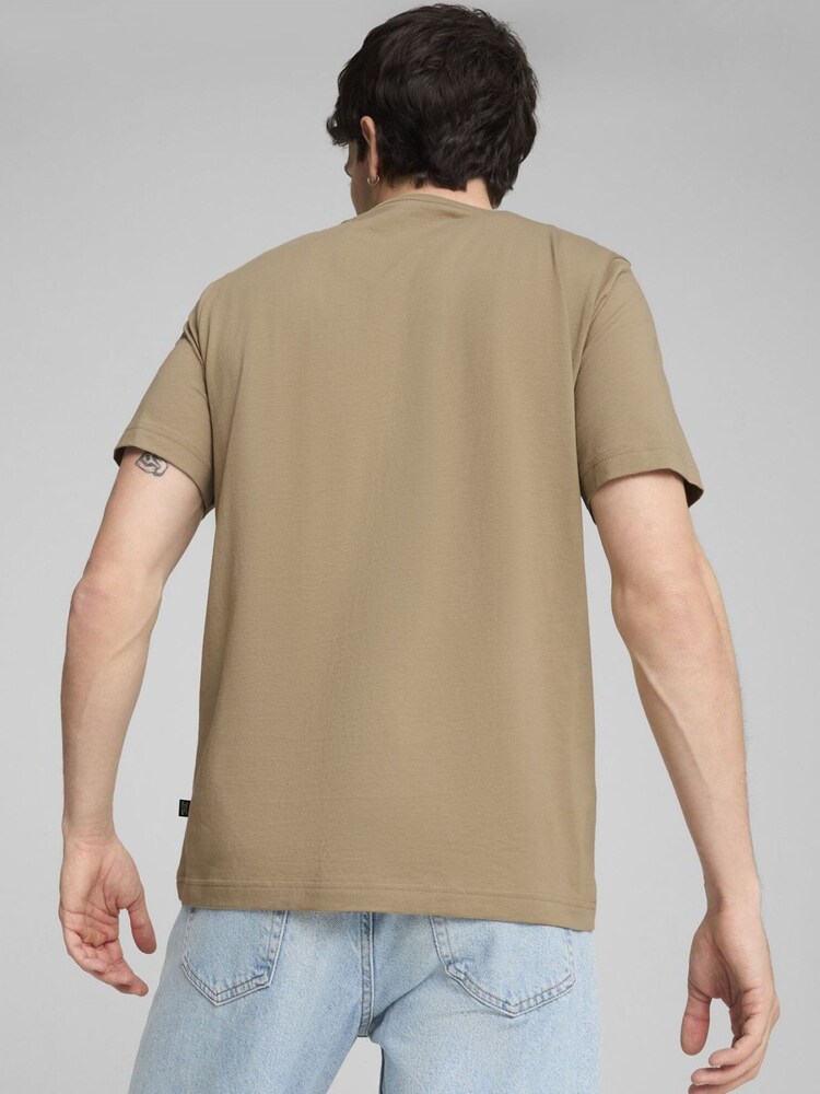 Marrón - Camiseta de hombre Puma Essentials Logo 100% algodón - Imagen 2 de 5