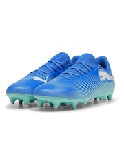 Синий - Puma мужские футбольные бутсы FUTURE 7 PLAY MxSG - Изображение 3 из 6