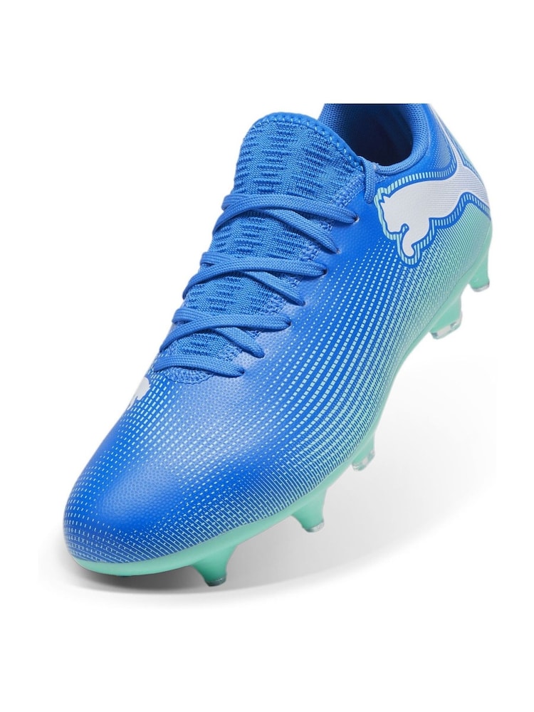 Синий - Puma мужские футбольные бутсы FUTURE 7 PLAY MxSG - Изображение 6 из 6