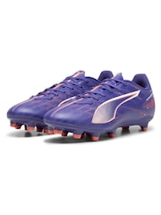 Puma Blue Womens ULTRA 5 PLAY FG/AG Football Boots - Image 3 of 6
