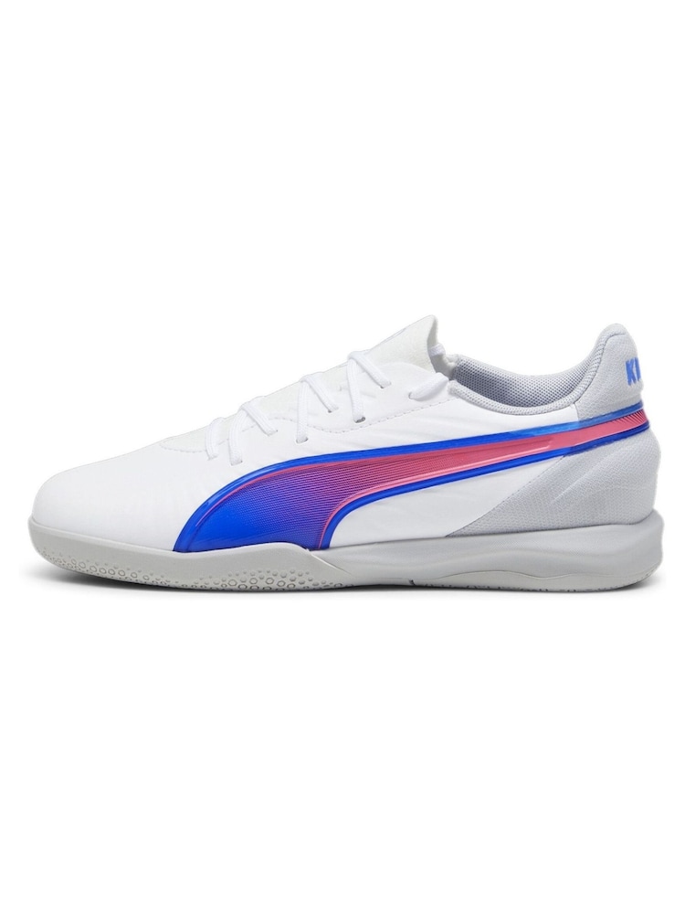 Puma White Youth Boys KING MATCH IT Football Boots - Image 2 of 6
