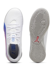 Puma White Youth Boys KING MATCH IT Football Boots - Image 4 of 6