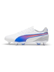 Puma White Mens KING MATCH MxSG Football Boots - Image 2 of 6
