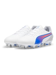Puma White Mens KING MATCH MxSG Football Boots - Image 3 of 6