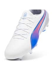 Puma White Mens KING MATCH MxSG Football Boots - Image 5 of 6
