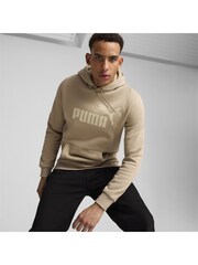 Puma Brown Mens Essentials Big Logo Hoodie - Image 2 of 6