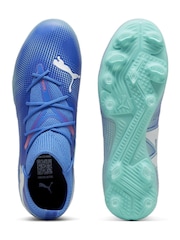 Puma Blue Womens FUTURE 7 MATCH FG/AG Football Boots - Image 6 of 6
