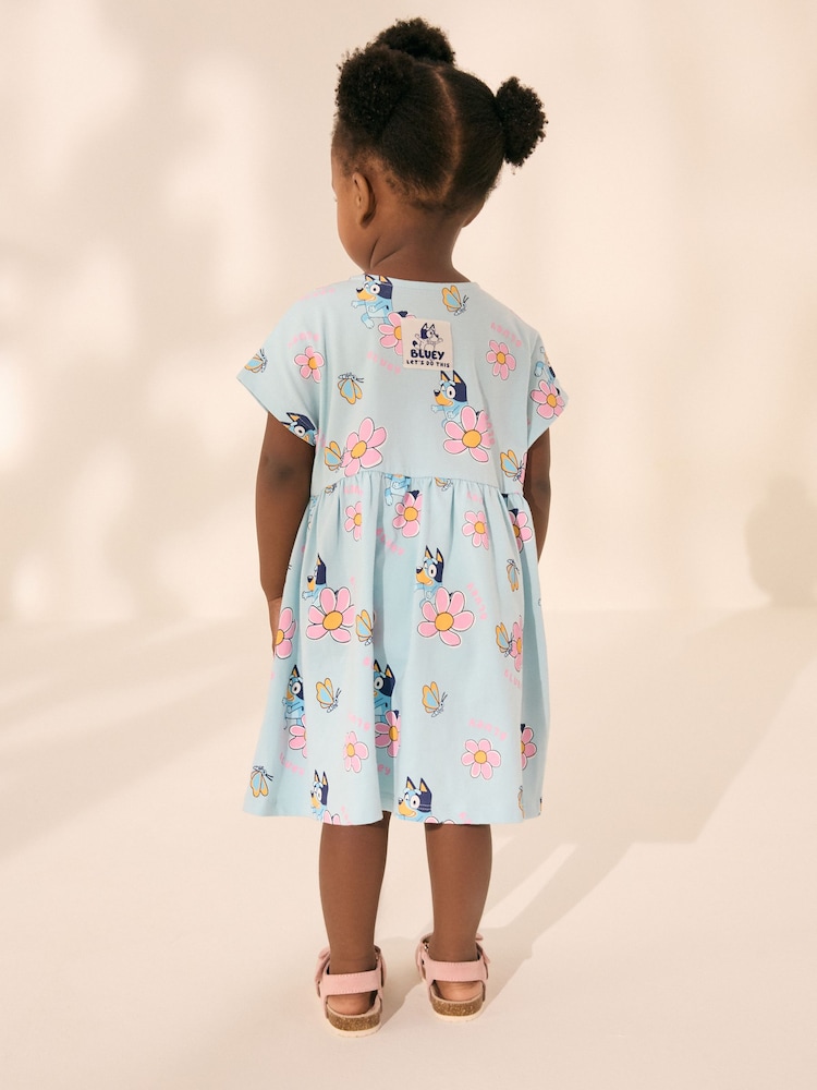 Blue Bluey Cotton Dress (12mths-7yrs) - Image 2 of 8
